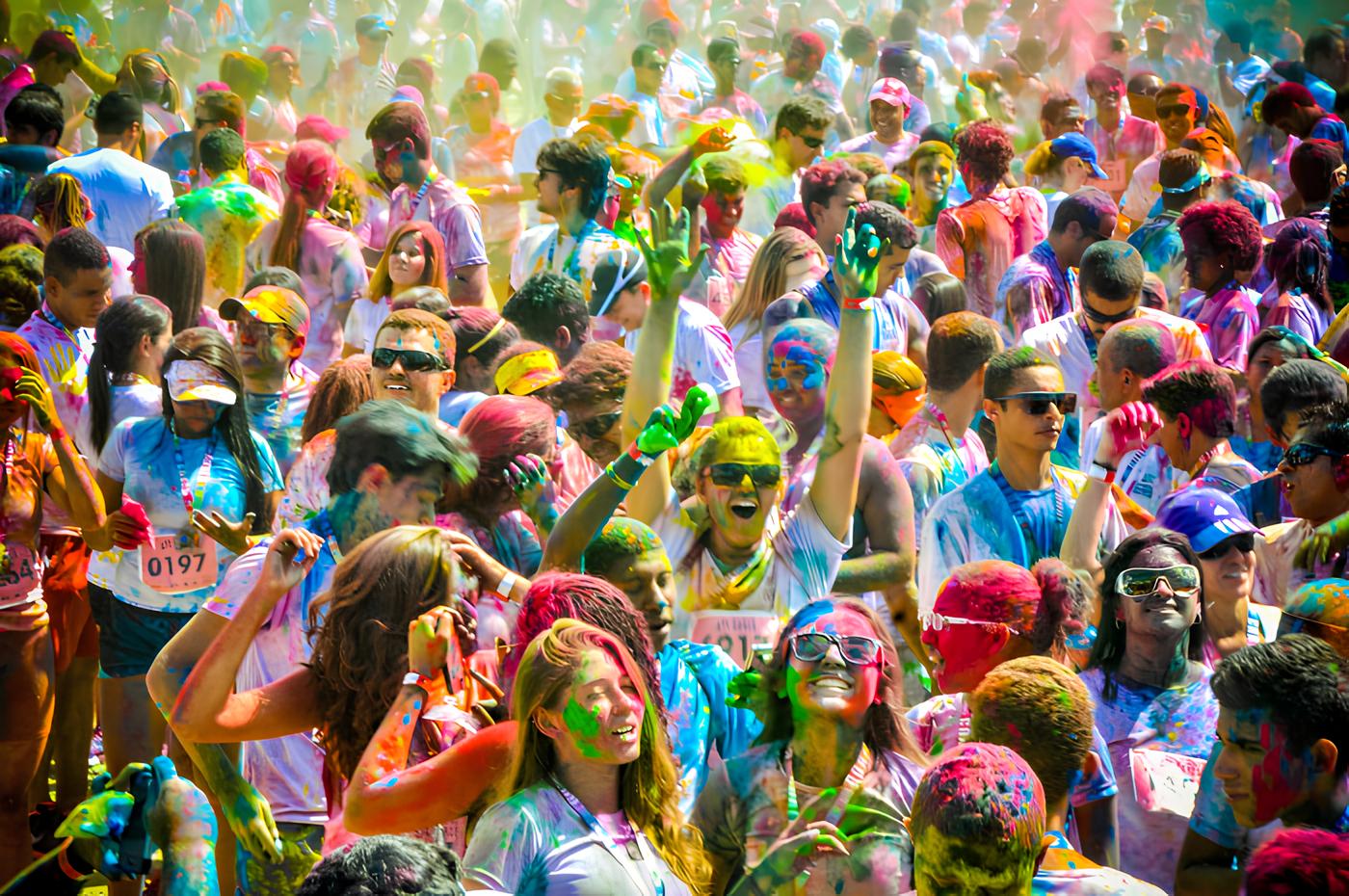 Corrida das Cores vai movimentar e colorir ruas da capital no domingo (1º)