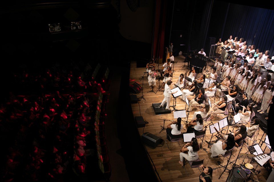 Filarmônica de Mulheres do ES se apresenta pela 1ª vez no Theatro Carlos Gomes