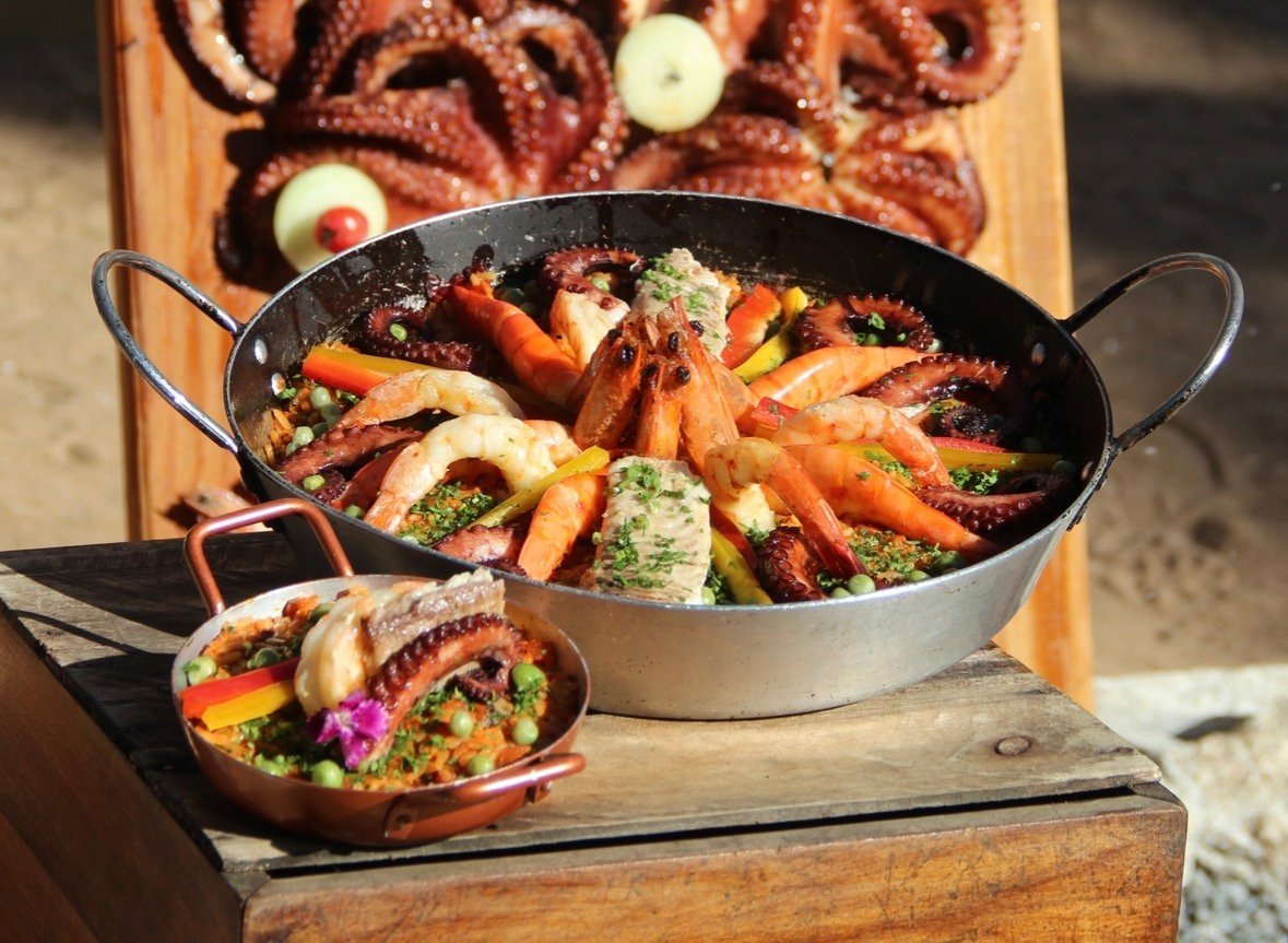Manguinhos Gourmet terá aulas-show gratuitas de paella, vinho e risoto na Serra