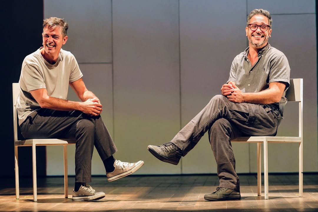 Lucio Mauro Filho e Bruno Mazzeo celebram o legado dos pais neste fim de semana em Vitória