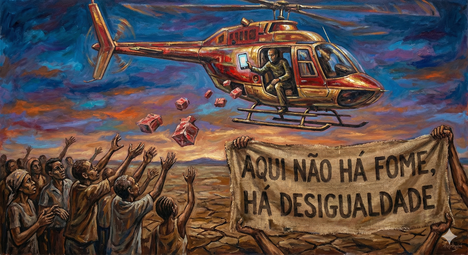 Artigo – ‘Carne em queda livre’: a elite em espetáculo e a luta de classes