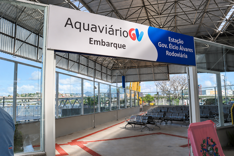 Nova estação do Aquaviário começa a operar na Rodoviária de Vitória nesta sexta (29)
