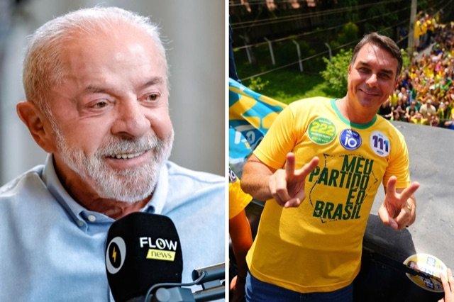 Pesquisa França: Lula e Flávio Bolsonaro chegam à véspera da eleição em empate técnico